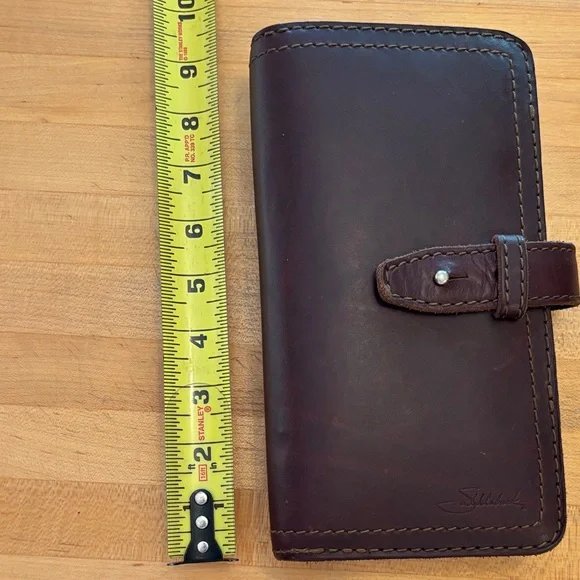 Saddleback Chestnut Brown Big Leather Wallet - Picture 3 of 8
